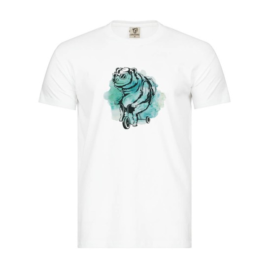T-shirt Αρκούδα που κάνει ποδήλατο