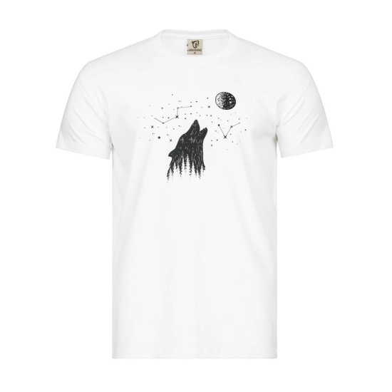 T-shirt Λύκος που ουρλιάζει