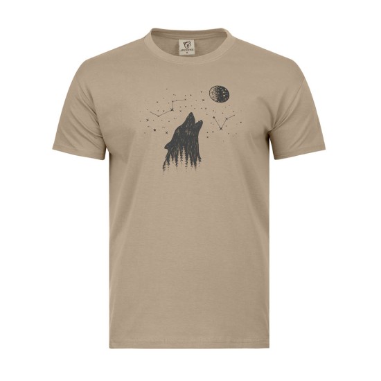 T-shirt Λύκος που ουρλιάζει